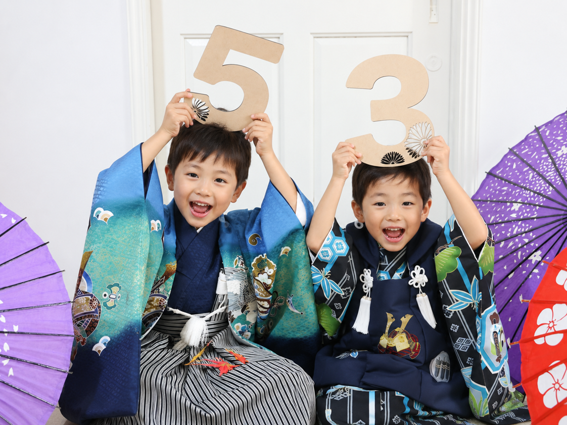 七五三写真,七五三撮影,5歳7歳七五三,七五三男の子,七五三着物,兄弟