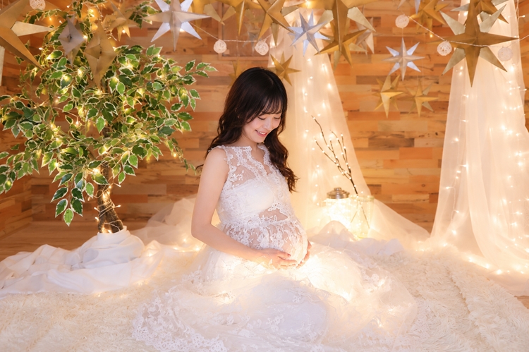 マタニティ写真,マタニティ,妊娠記念,ドレス